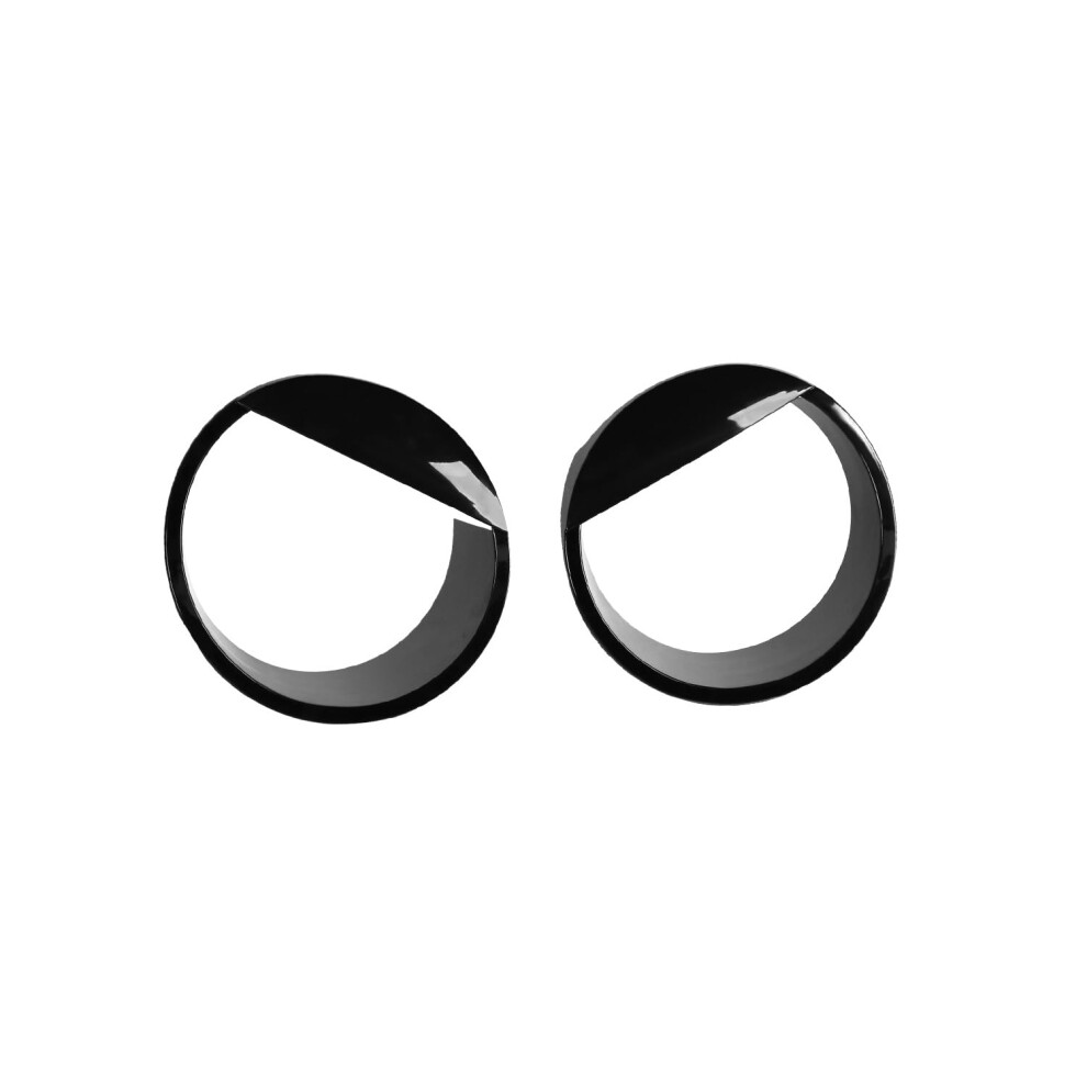 Headlight Trim Cover Abs Bezel Ring For Jeep Wrangler Jl And Gladiator Jt 2024 Scratch Protection Black 9771547599777