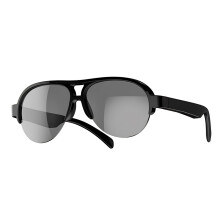 AI Translation Glasses 137 Languages TR90 Open Ear Bluetooth Sunglasses with Mic and Speaker