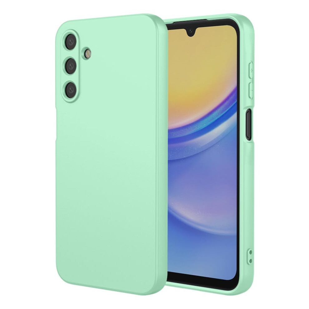 Liquid Silicone Mint Slim Shockproof Scratchresistant Case Cover For Samsung Galaxy A15 5G 9092120833669