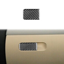 Carbon Fiber Glove Box Handle Cover for VW Jetta MK6 2012‑2018, Scratch‑Resistant Interior Trim Upgrade