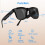 Bluetooth Smart Sunglasses with Speakers, UV400 Polarized Lenses, Open Ear Audio, Touch Control 5