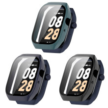 Case 3 Pack for Mibro Watch T2 with AllAround Screen Protector and Matching Color Bumper Covers