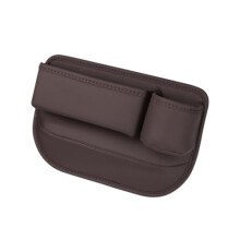 Car Seat Gap Filler for MercedesBenz AClass W177, Leather Organizer with Quick Access Card Slot