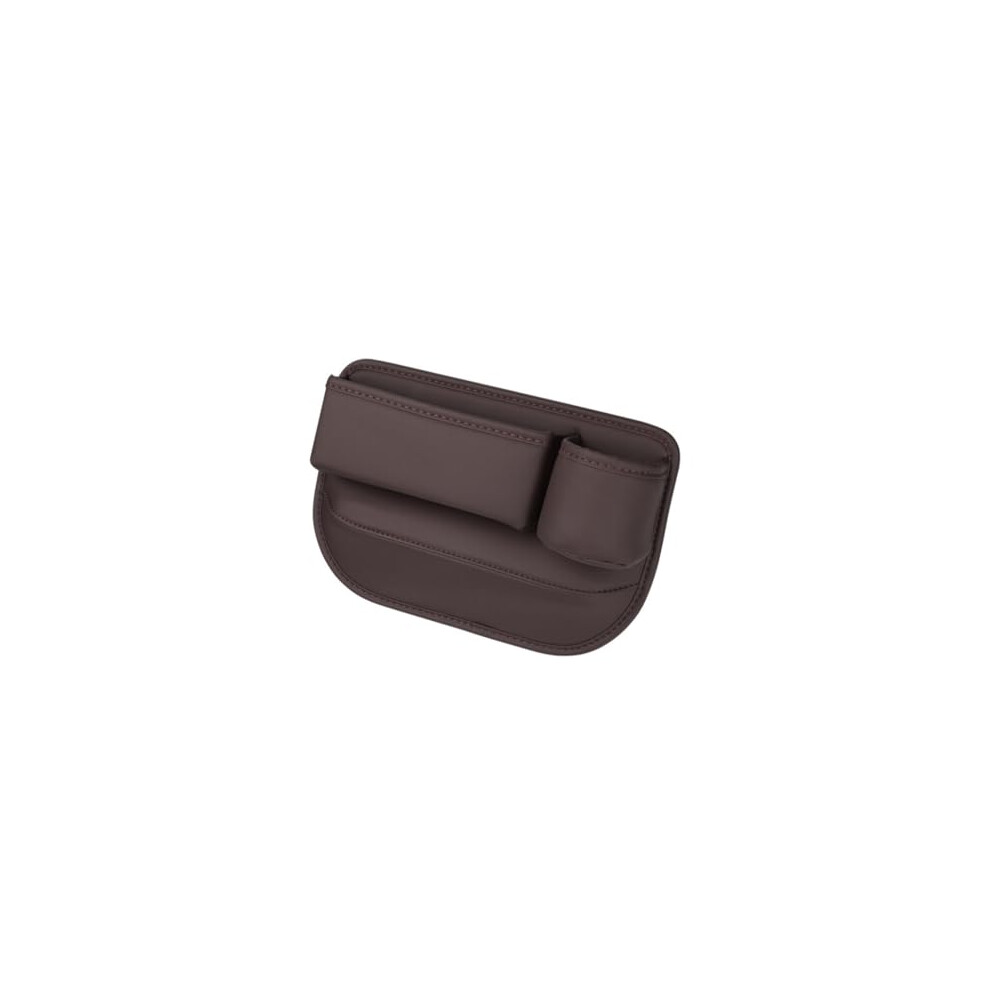 Car Seat Gap Filler For Mercedesbenz Aclass W177, Leather Organizer With Quick Access Card Slot Brown 9073542788447
