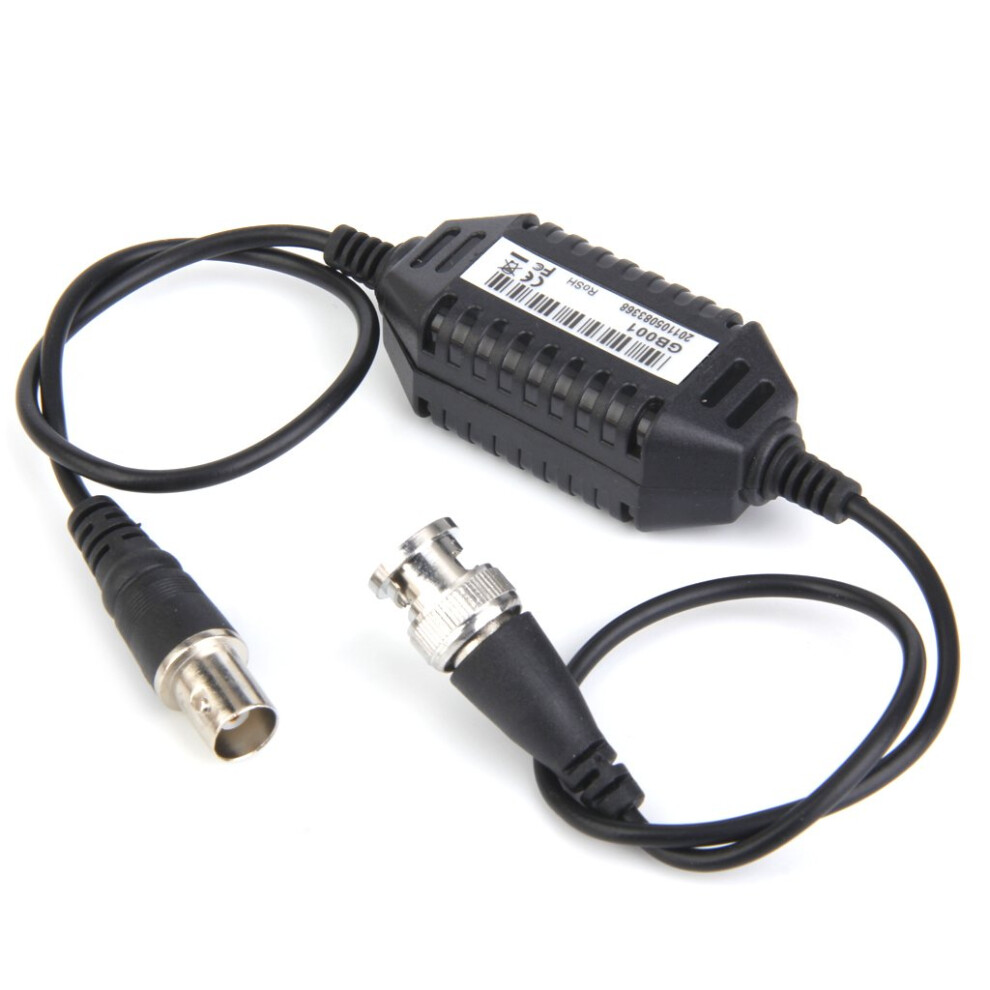 Cctv Ground Loop Isolator Filter With Surge Protection Bnc Male To Female Noise Eliminator 9092120834543