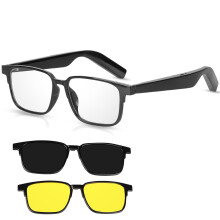 Smart Bluetooth Audio Glasses with Speakers Open Ear HD Mic Touch Control 6H Battery Oversized KX32