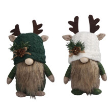 Gnomdekoration, Hornhatt Gnome Dekorativ AnsiktslöSa Tomtar Tomteprydnader Hantverk för Hemmet Bordsfestdekor Present