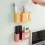 Punch Free Wall Mounted Organizer Remote Control Storage Box Mobile Phone Plug Wall Holder Multifunctional Storage Rack 4
