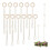 12 PeçAs ConectáVel Macrame Planta Cabide Extensor Vaso de Plantas Extensor Macrame Planta Titular Artesanal Pendurado Tecido 2