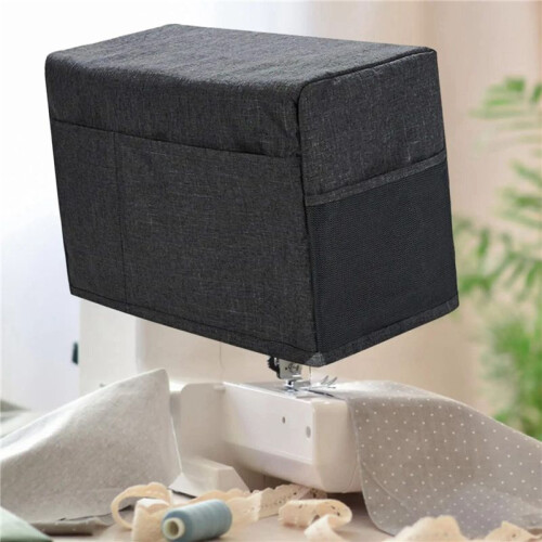 Universal Dust Cover for Sewing Machine with Storage Pockets Waterproof Gift 2