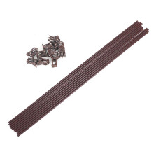 10 Pcs Plant Supports for Indoor Plants with 10 Clips, 50cm Plant Sticks Support Bendable Metal Steel