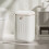 Trash Can Automatic Sensor Garbage Bin Capacity Induction Trash Can for Kitchen Bathroom Black 2