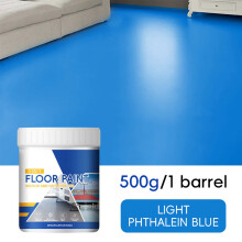Epoxy Floor Paint 500ml - Three-in-One Water-Based High-Solid Resin for Cement Floors, Wear-Resistant Household Coating