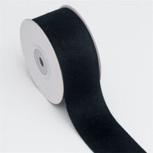 Velvet Ribbon 5 Yards, 1.6IN Corded Wired, Flocking DIY Jewelry & Gift Wrapping Ribbon – Compatible with Christmas, Wedding, Party Decor