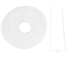 1 x Chinese Japanese Paper Lantern Lampshade for Party Wedding, 40cm(16") Creamy-white
