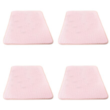 4-Pack 20x15" Ultra-Absorbent Microfiber Dish Drying Mat – Compatible with Kitchen Counter, Sink, Rack