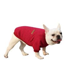 Hundepullover aus Fleece, warm, Winter, rot, kleine Größe
