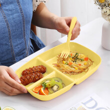 Reusable 3-Compartment Bento Box, Eco-Friendly & Leak-Proof – Compatible with Kids & Adults