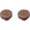 Gamvdout Wood Knobs 2Pcs, Solid Beech/Walnut Round Handles, 50mm, Compatible with Wardrobe/Drawer/Cabinet 1