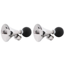 2X UPPERX Black Rubber Bulb 21mm Dia Handlebar Bike Bicycle Air Horn Bugle Trumpet