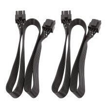 2X CPU 8 Pin Male to CPU 8 Pin (4+4 Pin) Male EPS-12V Motherboard Power Adapter Cable for Modular Power Supply