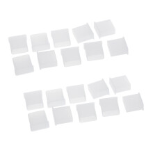 20 Pzs Claro Plastico Tapon Tapa Proteccion Tapon Ta Prueba de Polvo de Enchufe de Tipo A USB