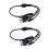 2X 1 to 4  Power 4-Port Splitter Adapter Adaptor Cable CCTV Camera 1