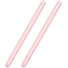 2X Tablet Press Stylus Pen Protective Cover for Pencil 2 Cases Portable Soft Silicone Pencil Case Accessory