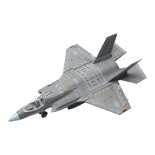 1/72 Fighter Model Kit Aircraft Ornament DIY Adults Gifts Plane Building Blocks Airplane Toy for TV Cabinet Shelf Living Room F35