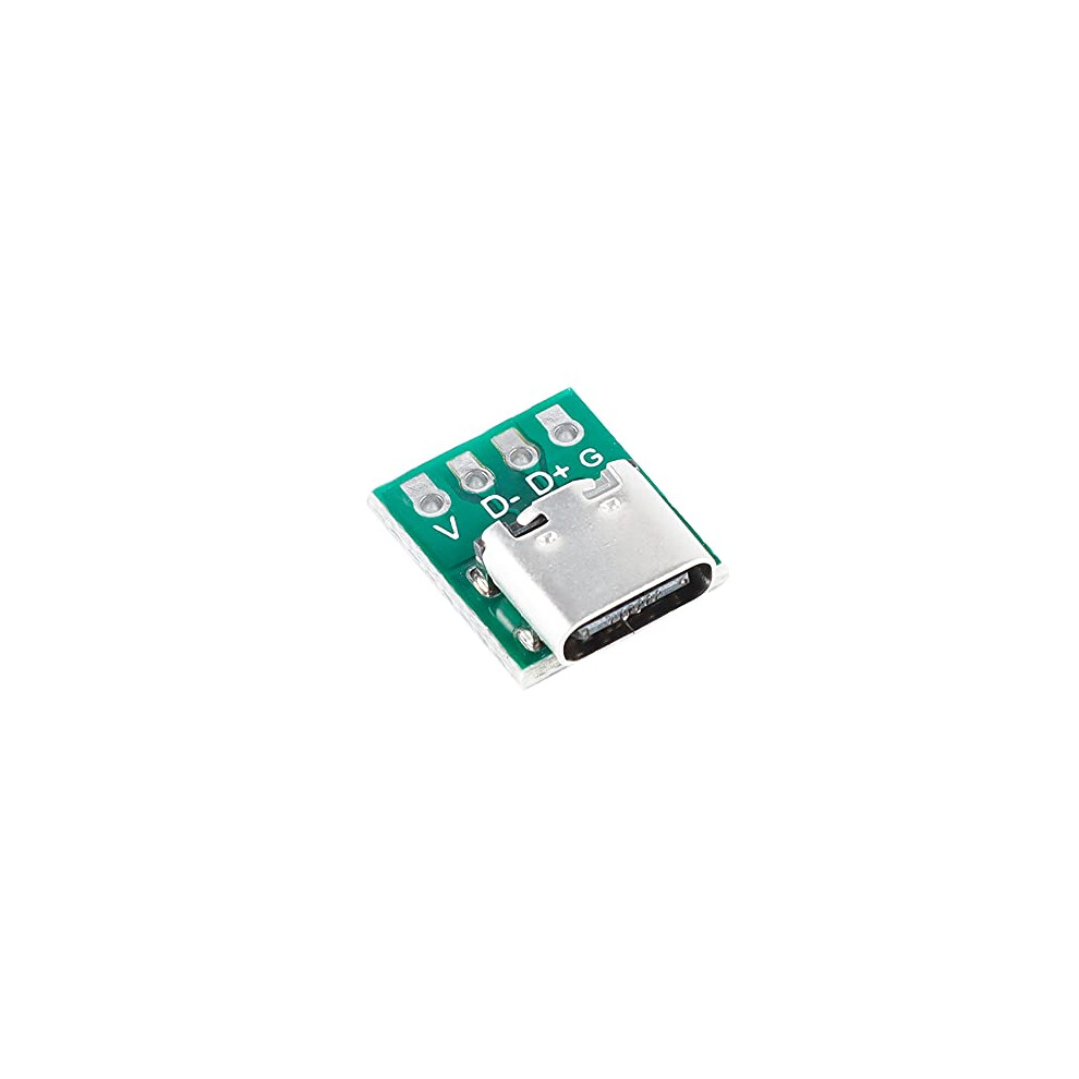 10 Pieces Usb 3.1 Type C Connector 16 Pin Test Pcb Board Adapter With Standard 2.54Mm Pitch For Easy Pin Access 9092120223880