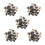 For  CB408 Carbon Brushes Motor 14mm X 9mm X 6mm 100Pcs 1