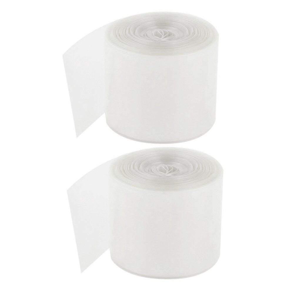 Photos - Safety Equipment 2X Pvc Heat Shrink Tubing Tube 70mm for 4 x 18650 Shrink Film 5M Clear