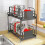 Sliding Drawer Under Sink Organizer Kitchen 2 Layer Multipurpose Rack Cabinet Under Sink Storage Rack Bathroom Kitchen 2