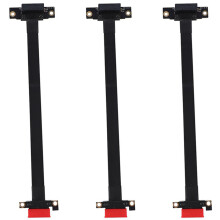 3X 90 PCI-E PCI Express da 1X A 1X Slot Riser Card Converter Extender Cavo di Prolunga per Adattatore PCI-E X1 Placcato Nel Oro per Btc Mining