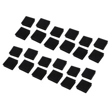 Plastico Cuadrado Tubo Tuberia Insertar Supresion Final Casquillos 50mm 2 Pulgadas 24 Pcs