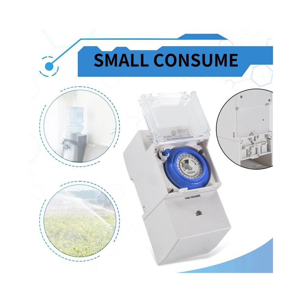4X Sul181h Mechanical Timer 24 Hours Relay Electrical Programmable Timer 24 Hour Din Rail Timer 6032251533673