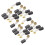 20 Pair 6.5 x 7.5 x 13mm Power Tool Carbon Brushes 999021 for 1