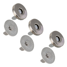 60 Sets Magnetic Button Clasp Snaps 18mm - Great for Sewing, , Purses, Bags, Clothes, Leather