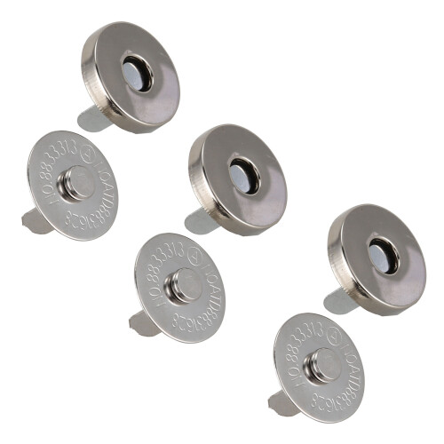 60 Sets Magnetic Button Clasp Snaps 18mm - Great for Sewing, , Purses, Bags, Clothes, Leather