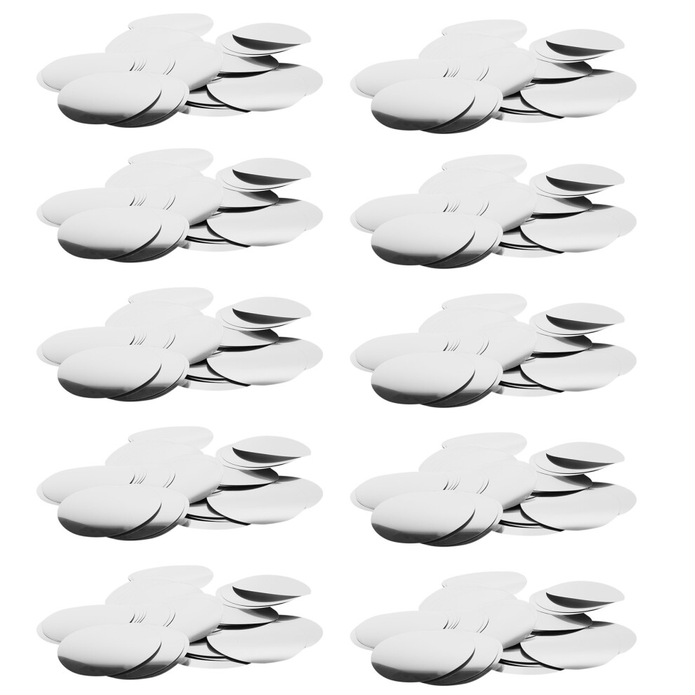 Semoic 500Pcs 3Inch Silver Wine Pourer Disk Drip-Proof Drip Pouring Pour Spout