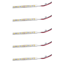 5 Pcs 10cm Waterproof Warm White 5050 LED Strip Lights 12V Caravan Boat Car