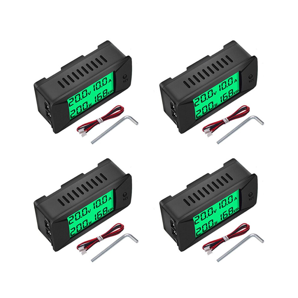 4X Peacefair Pzem-025 Digital Battery Tester Bidirectional Ammeter Voltmeter Power Watt Meter 300V 50A 4713549633337