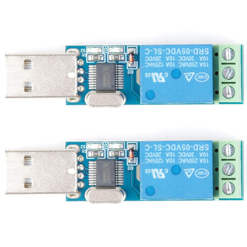 2X USB Relay Module USB Intelligent Control  USB  for LCUS-1 Type Electronic Converter