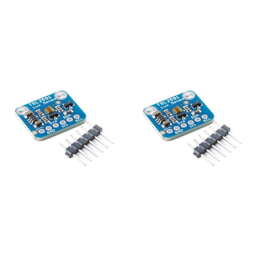 2X TSL2591 Digital Light Sensor Breakout Module High Dynamic Range IR Infrared Full Spectrum Diodes Detect 3.3V-5V