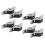 8 Pcs Nylon Single Axle Sliding Door Roller Window Sash Pulley Wheel 1