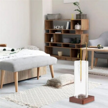 2 PièCes Porte-Encens Minuterie de Yoga Support D'AromathéRapie Encens Anti-Cendres Volant BrûLeur D'Encens pour Bâtons avec Verre Amovible