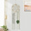 Macrame Drömfångare för Sovrum Drömfångare Väggdekor Stor Boho Vägghängande med Vävda Löv Dekorprydnad 2