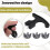 Spikes Set Includes 30 Pcs  Cleats Replacement  Cleats Spanner Metal Thread Screw 6 mm Dia  Spike Too 9