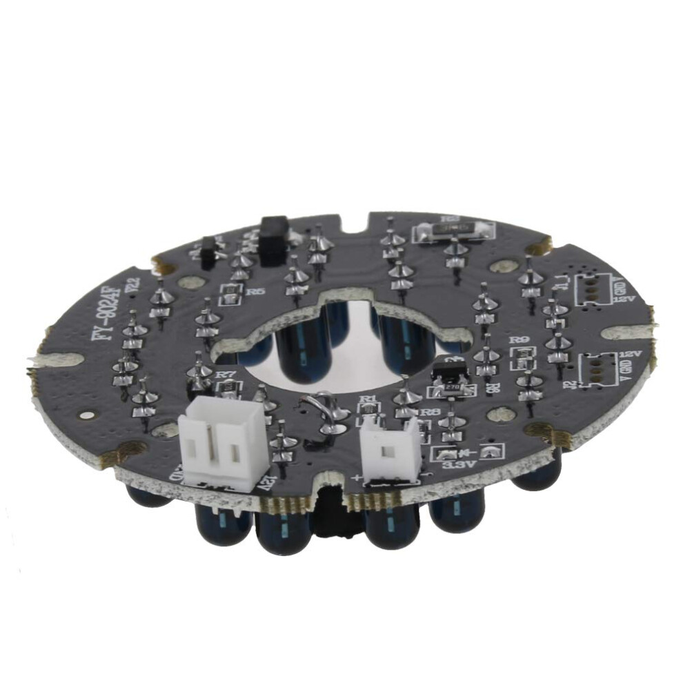 24 Led Ir Illuminator For Cctv Camera With 60 Focused Beam Night Vision Round Plate 9771547092940