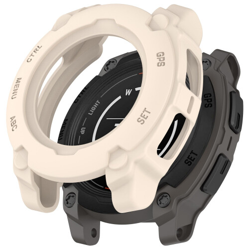 Rugged TPU Protective Case Starlight Replacement Bumper Cover Frame for Garmin Instinct 40mm